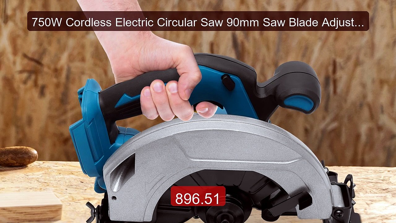 750W Cordless Electric Circular Saw 90mm Saw Blade Adjustab... -- Top Pick 2026 | Unbeatable Price!