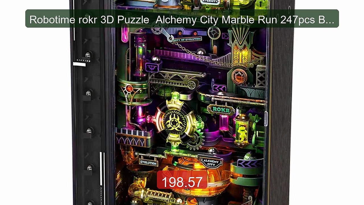 Robotime rokr 3D Puzzle  Alchemy City Marble Run 247pcs Brain Teas... -- Best Deal 2026 | Shop Now!