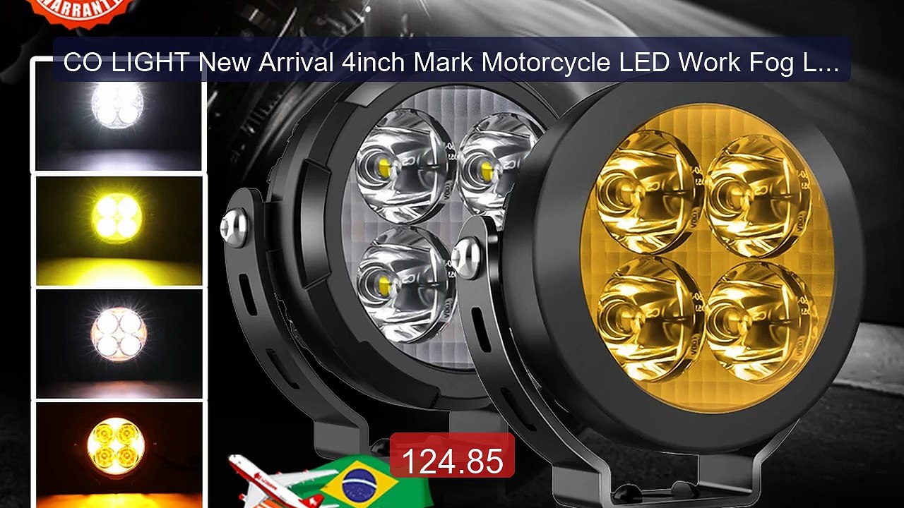 CO LIGHT New Arrival 4inch Mark Motorcycle LED Work Fog Light... -- Amazing Value 2026 | Must Have!