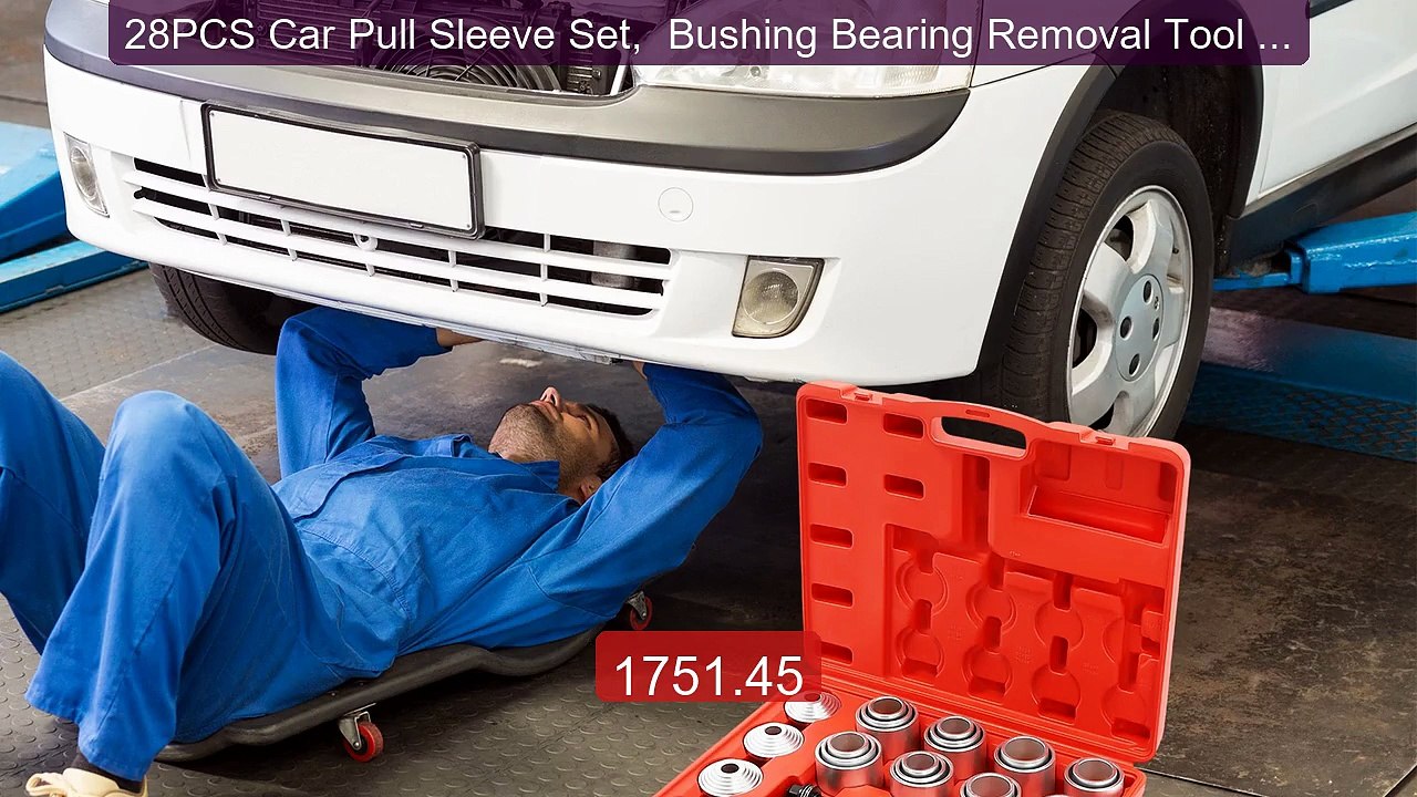 28PCS Car Pull Sleeve Set,  Bushing Bearing Removal Tool Un... -- Top Pick 2026 | Unbeatable Price!