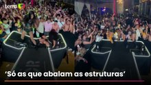 Pocah e dançarinas caem após palco ceder durante show em Minas Gerais