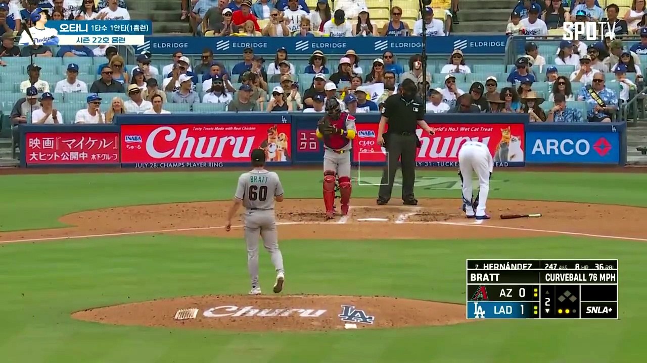 스포츠중계 빠른티비 [MLB] 애리조나 vs LA 다저스 하이라이트 2026.07.13 (월) 05:10