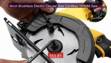 6inch Brushless Electric Circular Saw Cordless 150MM Saw Blad... -- Amazing Value 2026 | Must Have!