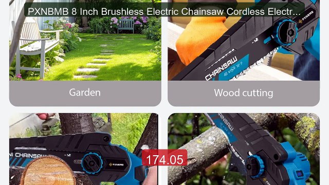 PXNBMB 8 Inch Brushless Electric Chainsaw Cordless Electric... Top Pick 2026 | Unbeatable Price!