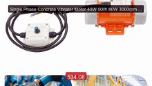 Single Phase Concrete Vibrator Motor 40W 50W 60W 3000rpm AC E... -- Amazing Value 2026 | Must Have!