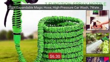 2024 Expandable Magic Hose, High-Pressure Car Wash, 7Water Spr... -- Hot Deal 2026 | Limited Offer!