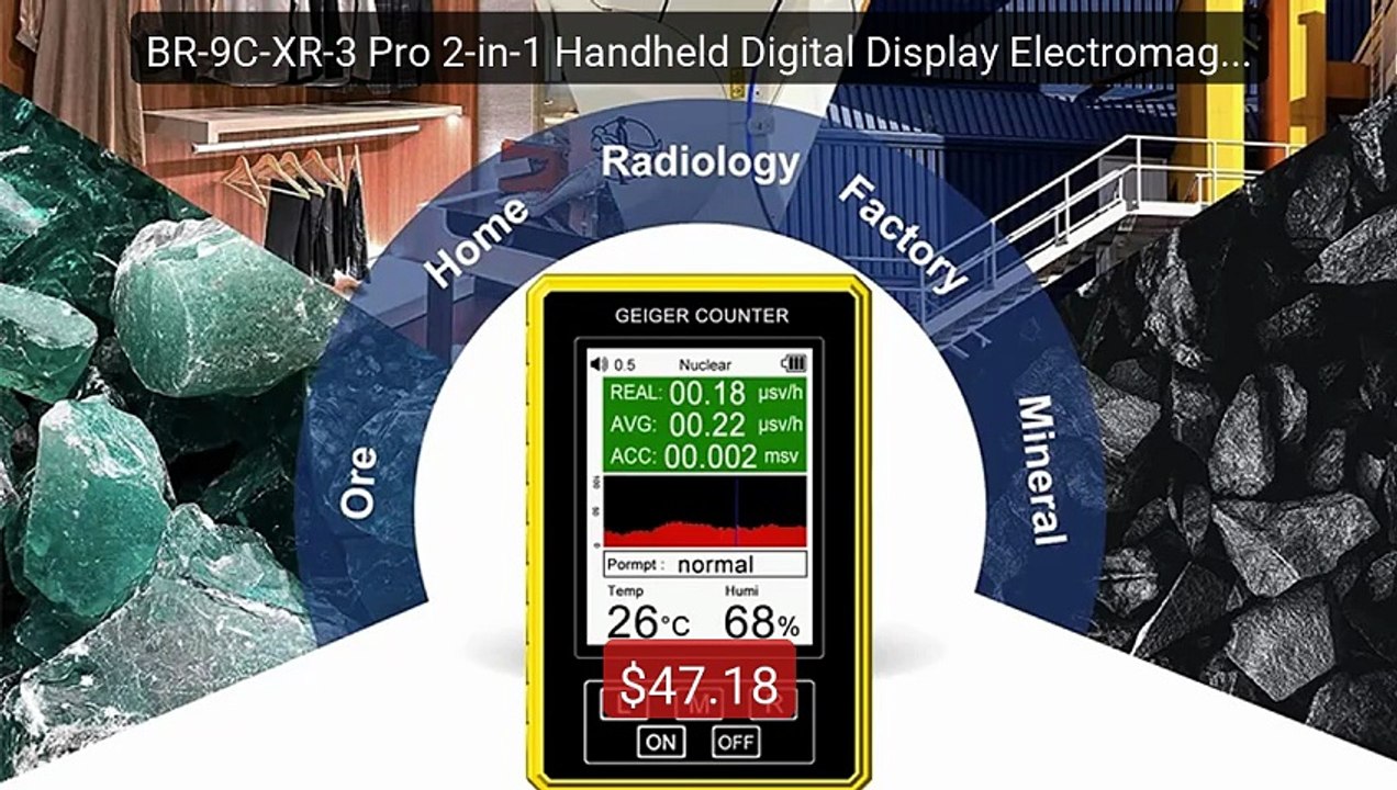 BR-9C-XR-3 Pro 2-in-1 Handheld Digital Display Electromagnetic Rad... -- Best Deal 2026 | Shop Now!