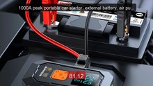 1000A peak portable car starter, external battery, air pump 1... -- Amazing Value 2026 | Must Have!