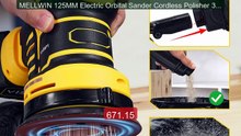 MELLWIN 125MM Electric Orbital Sander Cordless Polisher 3 S... -- Top Pick 2026 | Unbeatable Price!