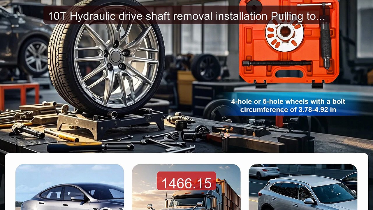 10T Hydraulic drive shaft removal installation Pulling tool 96-125 ... -- Top Rated 2026 | Buy Now!