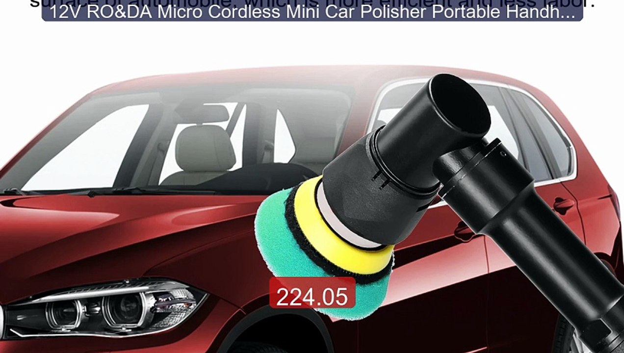 12V RO&DA Micro Cordless Mini Car Polisher Portable Handheld R... -- Best Buy 2026 | Great Quality!