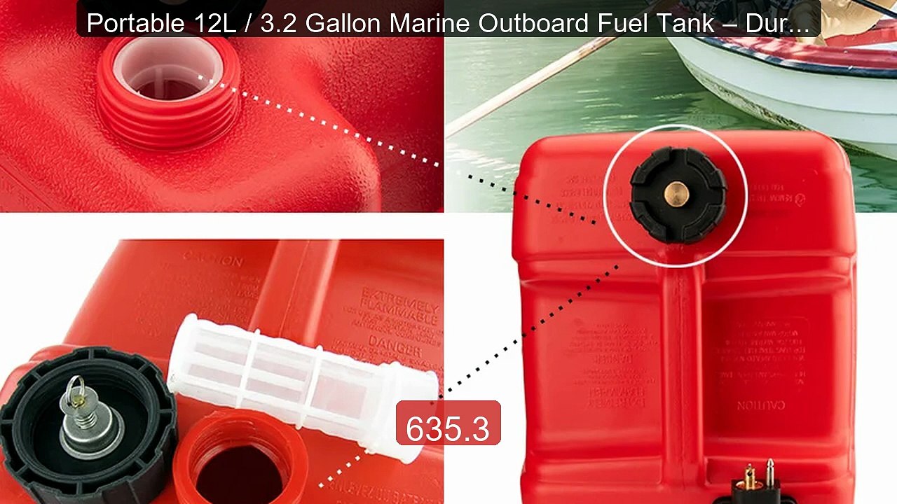 Portable 12L / 3.2 Gallon Marine Outboard Fuel Tank – Durable ... -- Hot Deal 2026 | Limited Offer!