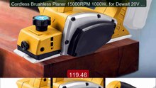 Cordless Brushless Planer 15000RPM 1000W, for Dewalt 20V Batt... -- Amazing Value 2026 | Must Have!