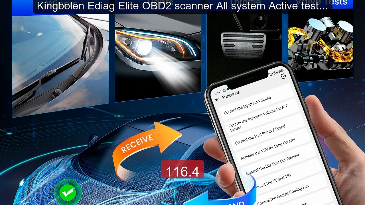 Kingbolen Ediag Elite OBD2 scanner All system Active test 1... -- Top Pick 2026 | Unbeatable Price!