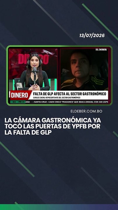 Carlos Caero, representante del sector gastronómico, informa que la Cámara Gastronómica ya realizó gestiones ante YPFB y espera una respuesta para abordar la falta de GLP junto a las autoridades.