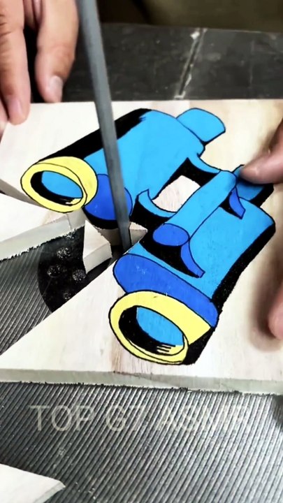 ​Deeply Relaxing Wood Carving Art: Adventure Binoculars Drawing 💙 | Top G7 ASMR