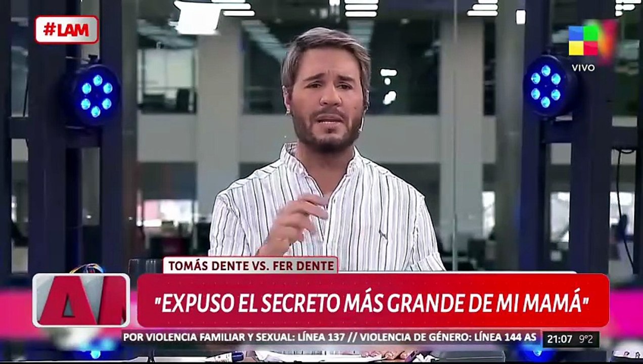 Tomás Dente fulminó a Fer Dente y lanzó una frase explosiva sobre su hermano: "Un fabulador absoluto"