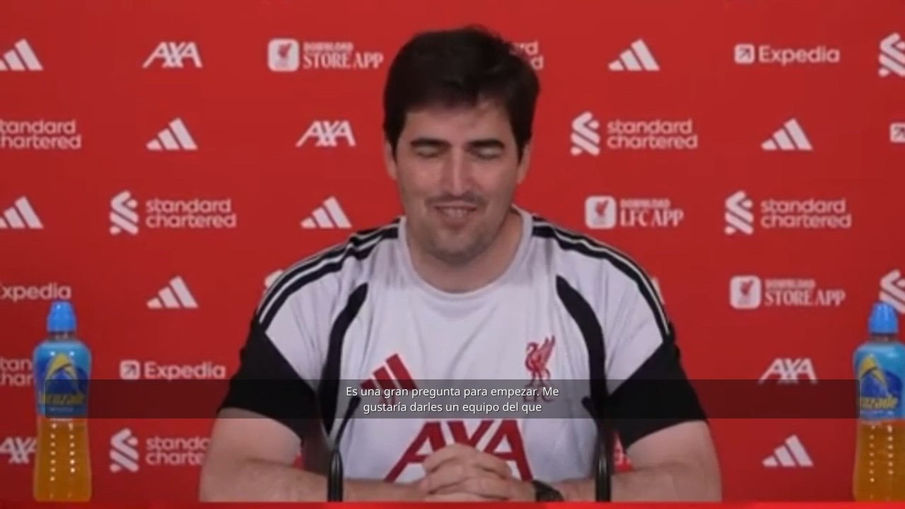 Arteta rueda de prensa cimpleta como nuevo entrenador del Liverpool