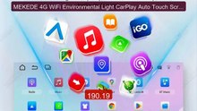 MEKEDE 4G WiFi Environmental Light CarPlay Auto Touch Screen A... -- Best Buy 2026 | Great Quality!