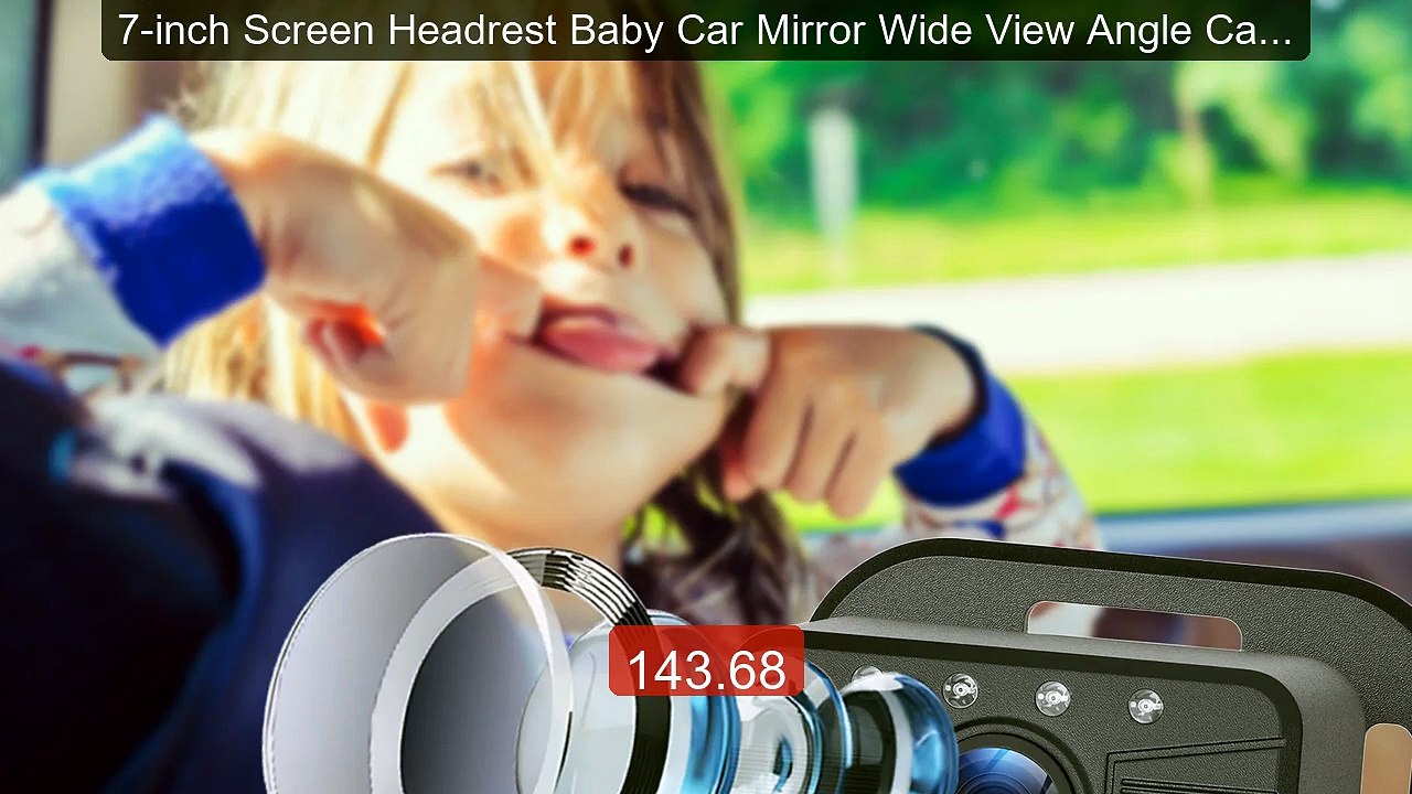 7-inch Screen Headrest Baby Car Mirror Wide View Angle Camera Wire... -- Best Deal 2026 | Shop Now!