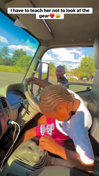 Girl truck driver