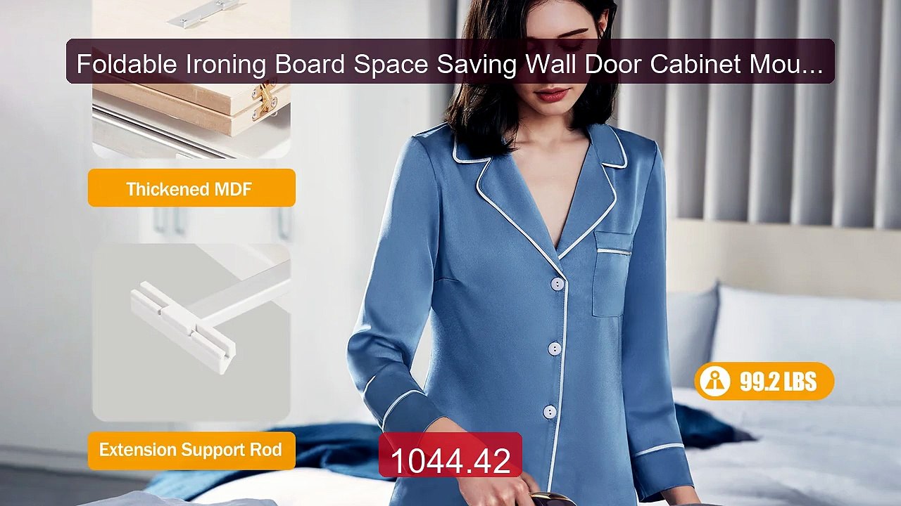 Foldable Ironing Board Space Saving Wall Door Cabinet Mount wi... -- Hot Deal 2026 | Limited Offer!