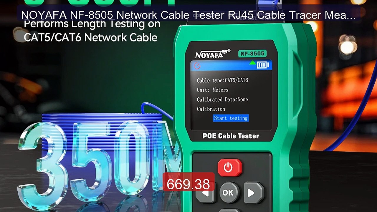 NOYAFA NF-8505 Network Cable Tester RJ45 Cable Tracer Measure Faul... -- Best Deal 2026 | Shop Now!