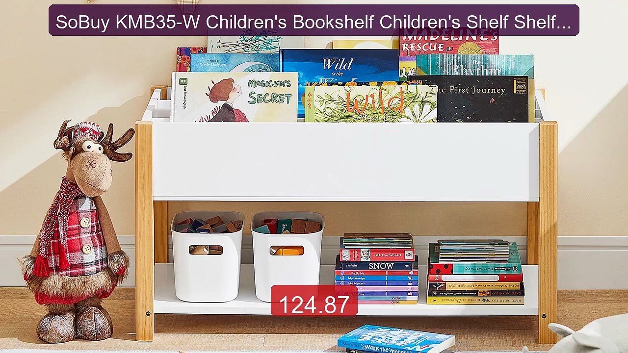 SoBuy KMB35-W Children's Bookshelf Children's Shelf Shelf s... -- Top Pick 2026 | Unbeatable Price!