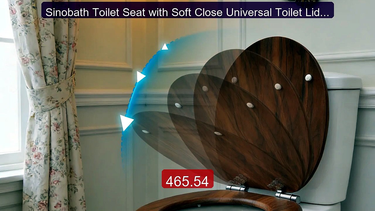 Sinobath Toilet Seat with Soft Close Universal Toilet Lid Wc Seat ... -- Best Deal 2026 | Shop Now!