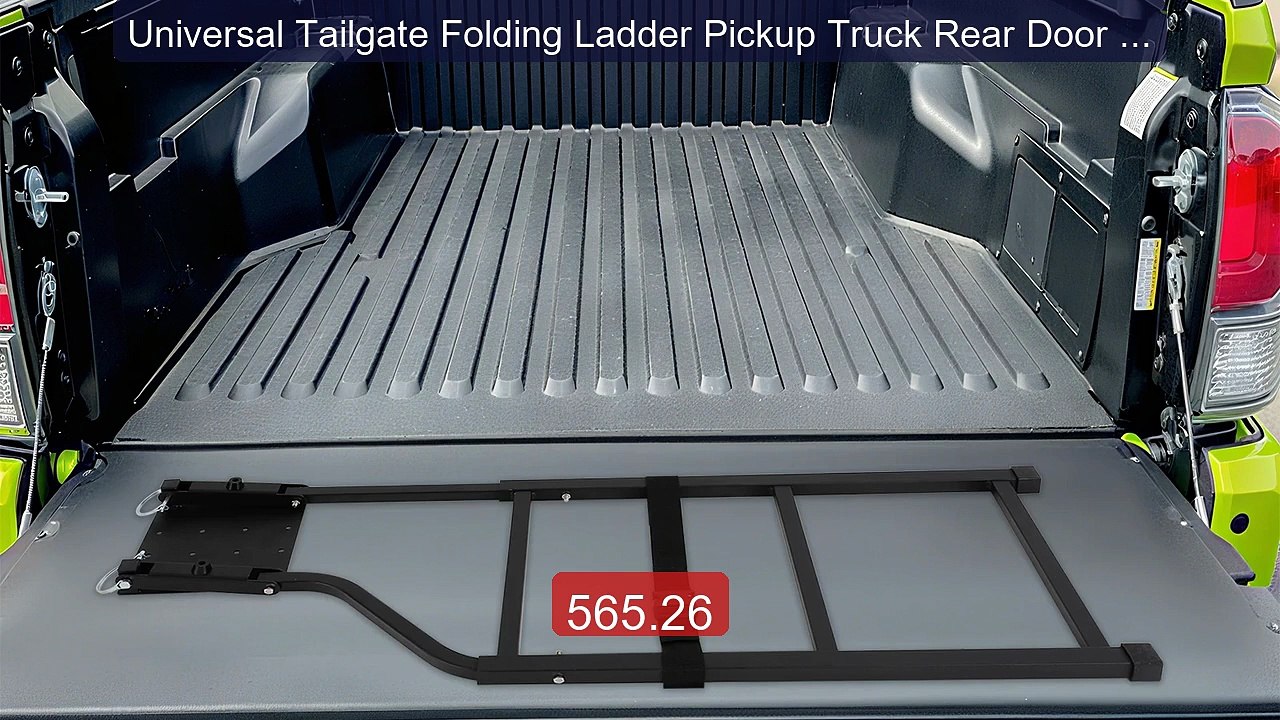 Universal Tailgate Folding Ladder Pickup Truck Rear Door Aluminum ... -- Best Deal 2026 | Shop Now!