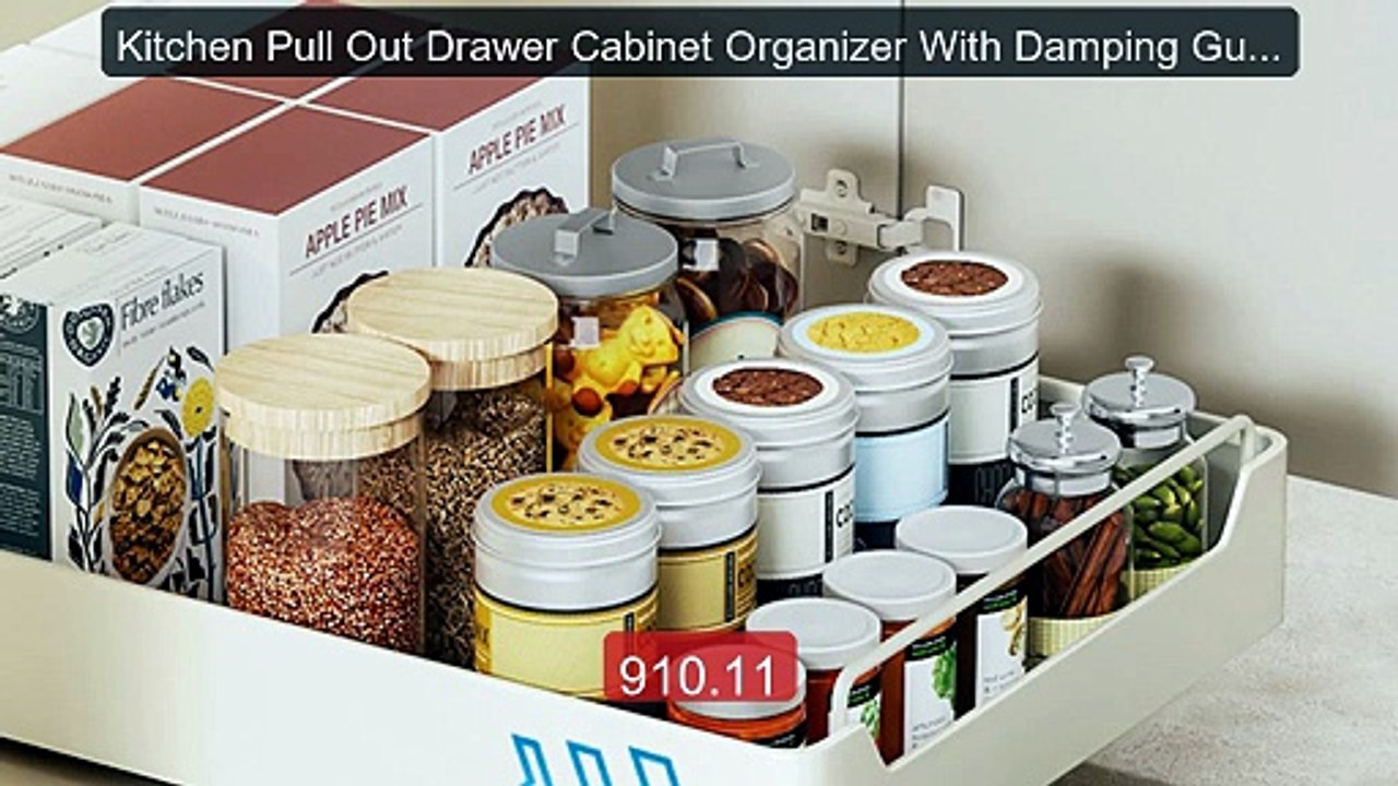 Kitchen Pull Out Drawer Cabinet Organizer With Damping Guide N... -- Hot Deal 2026 | Limited Offer!