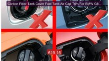 Carbon Fiber Tank Cover Fuel Tank Air Cap Trim For BMW G80 ... -- Top Pick 2026 | Unbeatable Price!