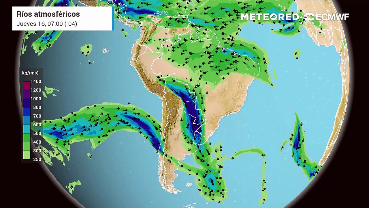 Río atmosférico de categoría extrema impactará en la zona central