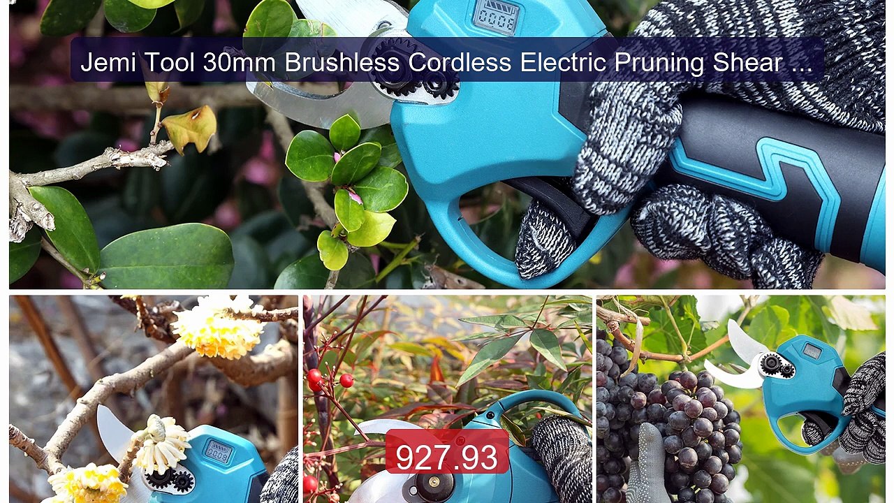 Jemi Tool 30mm Brushless Cordless Electric Pruning Shear with ... -- Hot Deal 2026 | Limited Offer!