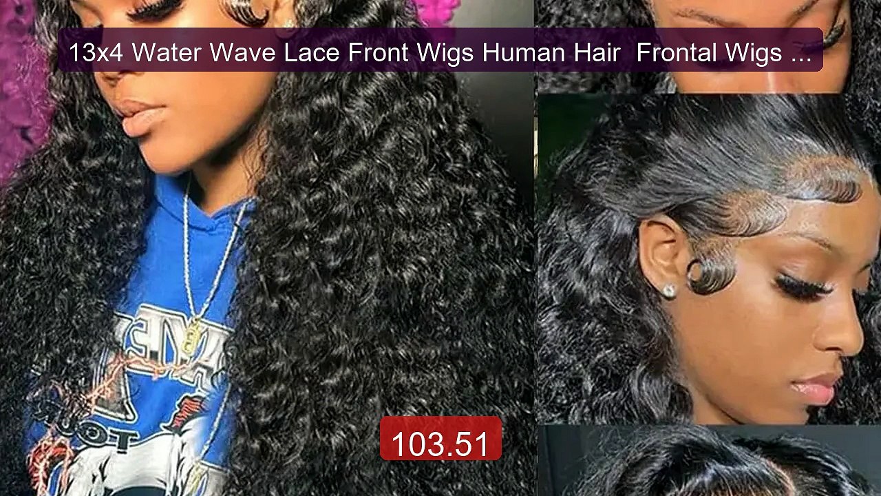13x4 Water Wave Lace Front Wigs Human Hair  Frontal Wigs Human... -- Hot Deal 2026 | Limited Offer!