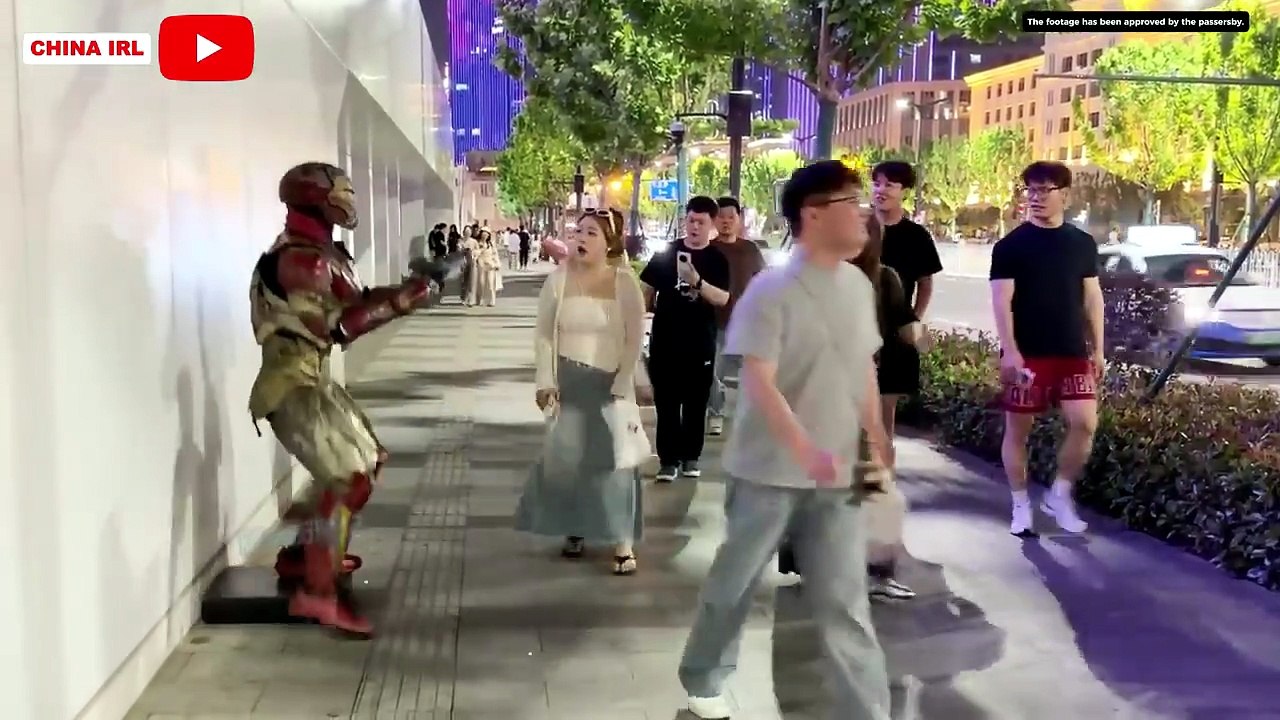 Iron Man Statue Scare Prank 😂 You Won't Believe Their Reactions!