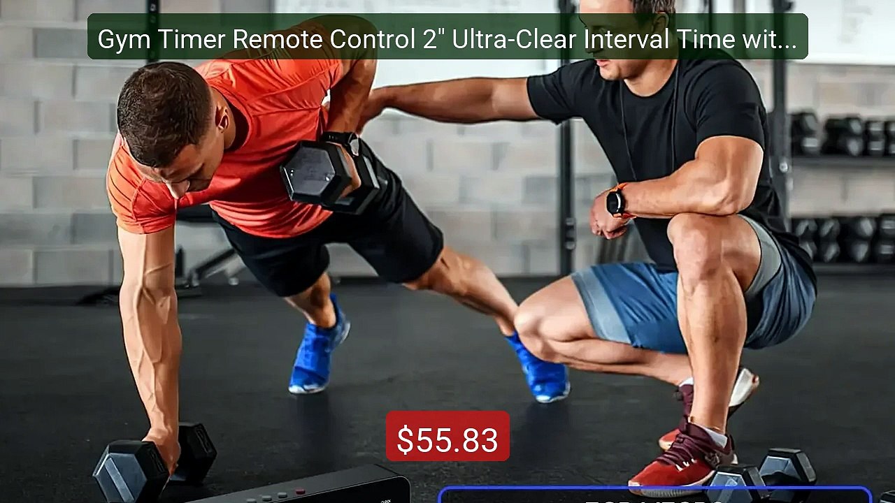 Gym Timer Remote Control 2" Ultra-Clear Interval Time with LE... -- Amazing Value 2026 | Must Have!