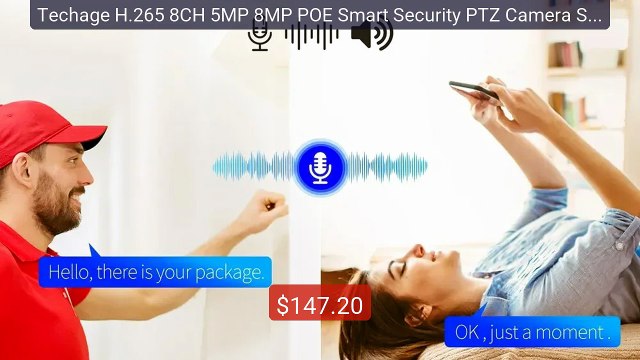 Techage H.265 8CH 5MP 8MP POE Smart Security PTZ Camera Syste... Amazing Value 2026 | Must Have!