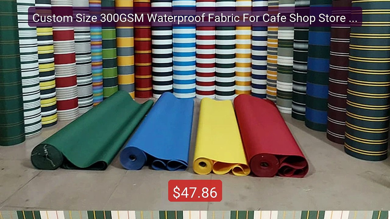 Custom Size 300GSM Waterproof Fabric For Cafe Shop Store Banne... -- Hot Deal 2026 | Limited Offer!