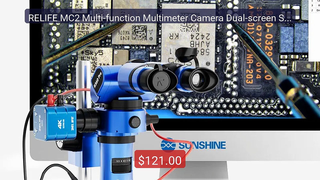 RELIFE MC2 Multi-function Multimeter Camera Dual-screen Synch... -- Amazing Value 2026 | Must Have!