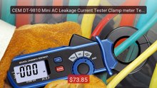 CEM DT-9810 Mini AC Leakage Current Tester Clamp meter Tester -- Hot Deal 2026 | Limited Offer!