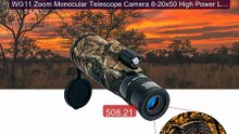 WG11 Zoom Monocular Telescope Camera 8-20x50 High Power Long Range ... -- Top Rated 2026 | Buy Now!