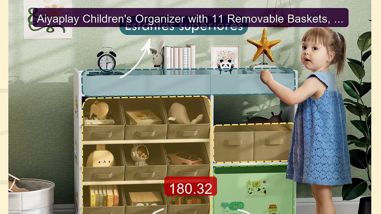 Aiyaplay Children's Organizer with 11 Removable Baskets, Co... -- Top Pick 2026 | Unbeatable Price!