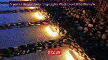 5 years Lifespan Solar Step Lights Waterproof IP68 Warm White ... -- Best Buy 2026 | Great Quality!