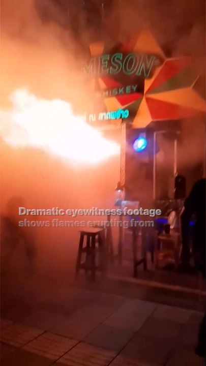 Deadly Bangkok Pub Fire Sends Panicked Patrons Running