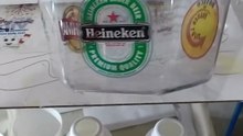 Balde gelo em acrilico