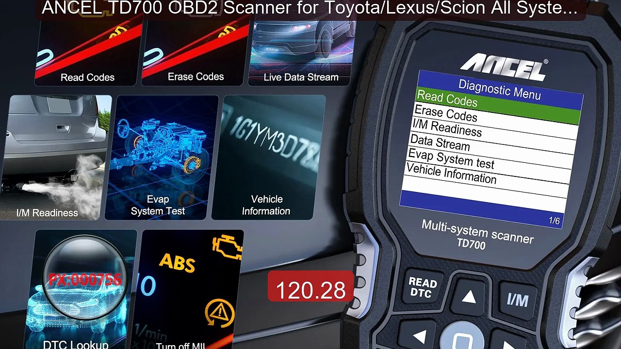 ANCEL TD700 OBD2 Scanner for Toyota/Lexus/Scion All System Tra... -- Hot Deal 2026 | Limited Offer!