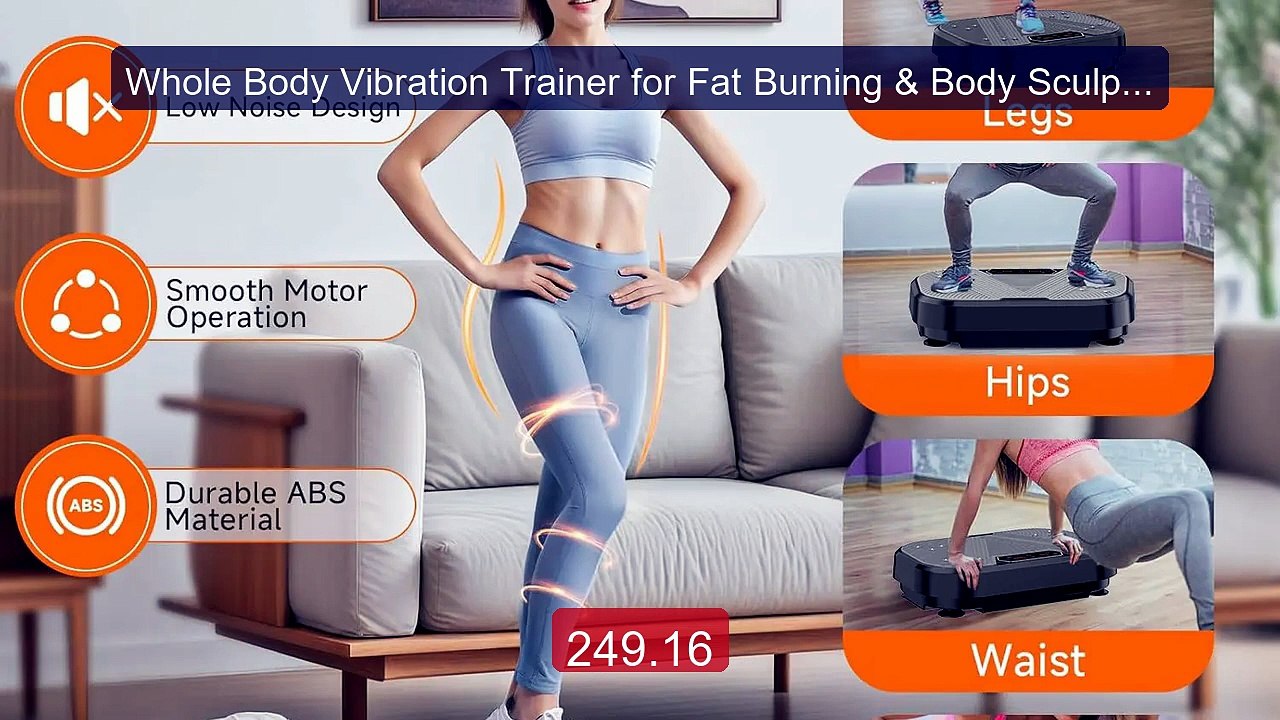 Whole Body Vibration Trainer for Fat Burning & Body Sculpting, Hom... -- Best Deal 2026 | Shop Now!