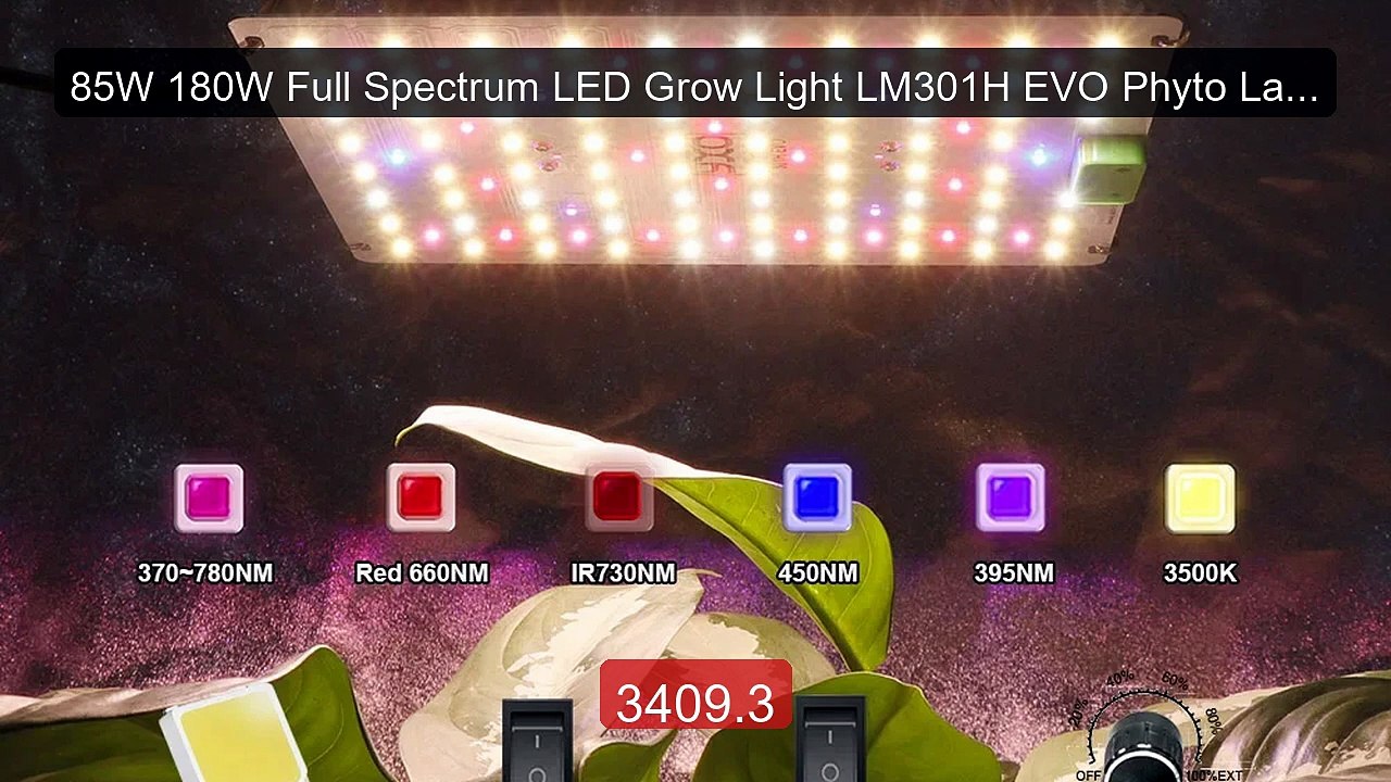 85W 180W Full Spectrum LED Grow Light LM301H EVO Phyto Lamp fo... -- Hot Deal 2026 | Limited Offer!