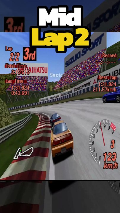 Gran Turismo 2 Mid NSX Type S Lap 2 Supra 😬 MT